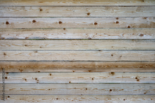 Horizontal cedar wood fence boards
