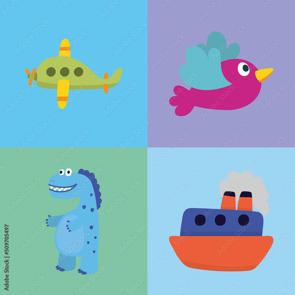 icons collection kids illustrations icons collection kids illustrations