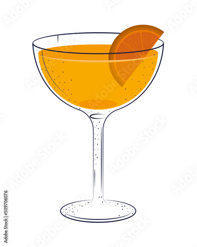 cocktail with orange