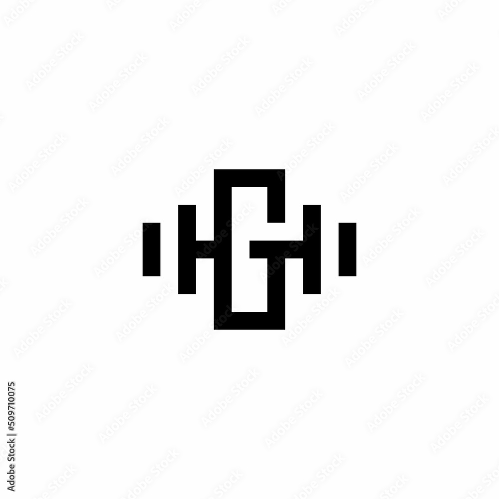 Initial Letter G with Crossfit Gym logo design Initial Letter G with Crossfit Gym logo design