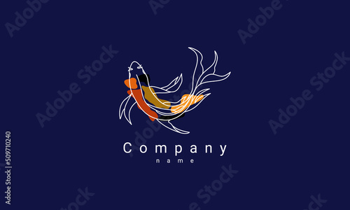 koi fish logo 