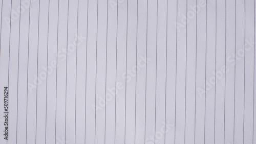 white sheet of paper. Lined notebook paper for background