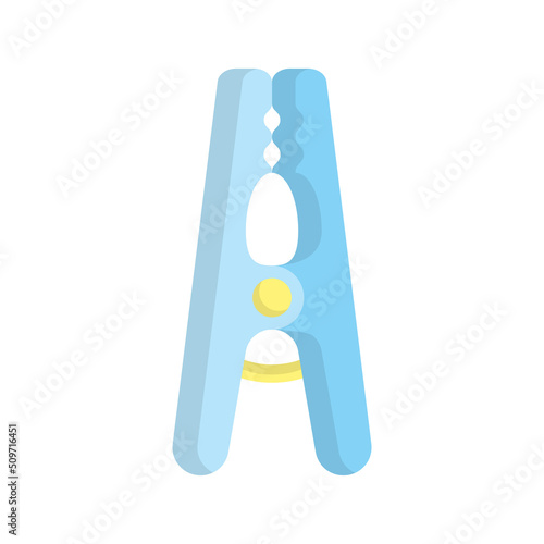 Clothes peg icon design template vector illustration