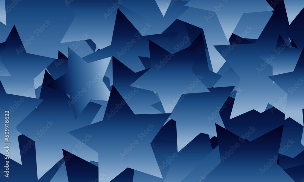 Obraz premium Abstrack Background Star Blue Gradient