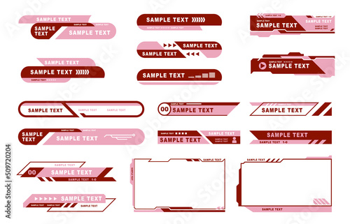 テロップ　フレーム　デザイン
