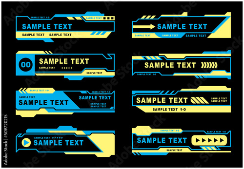 テロップ　フレーム　デザイン
