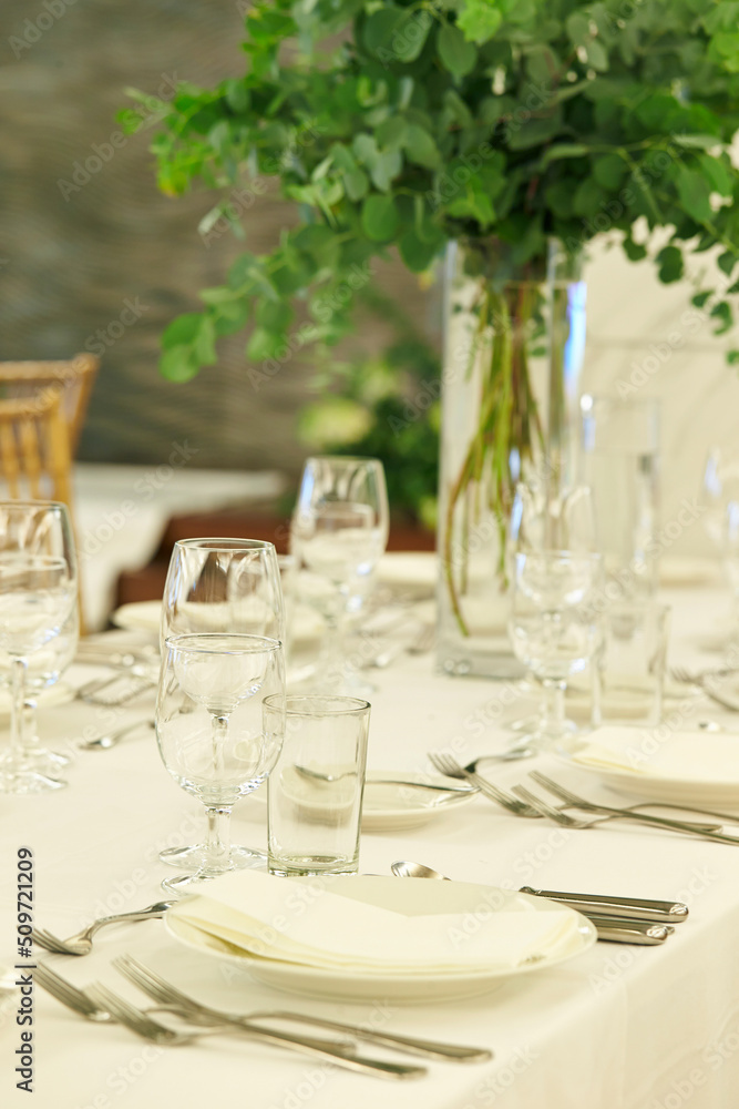 table setting for a dinner table setting for a dinner