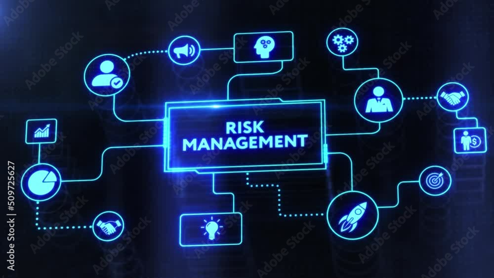Risk Management and Assessment for Business Investment Concept. Business, Technology, Internet and network concept. Risk Management and Assessment for Business Investment Concept. Business, Technology, Internet and network concept.