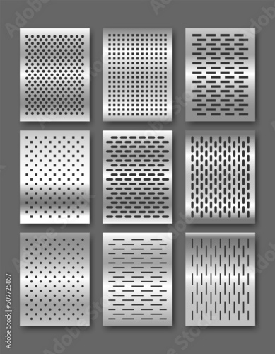 Aluminum metallic texture cutting on dark colour background