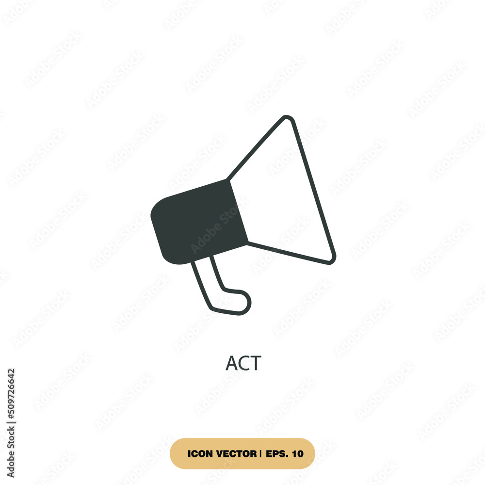 act icons symbol vector elements for infographic web act icons symbol vector elements for infographic web