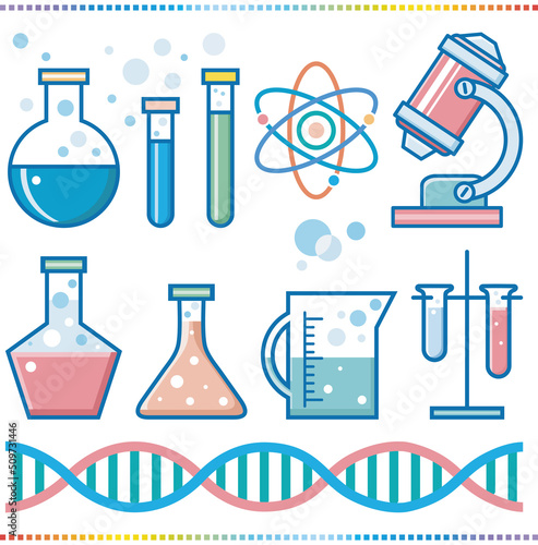 Chemical laboratory Science research.