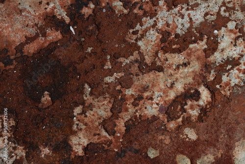 Foto Abstract rusty textures and designs on a wall surface