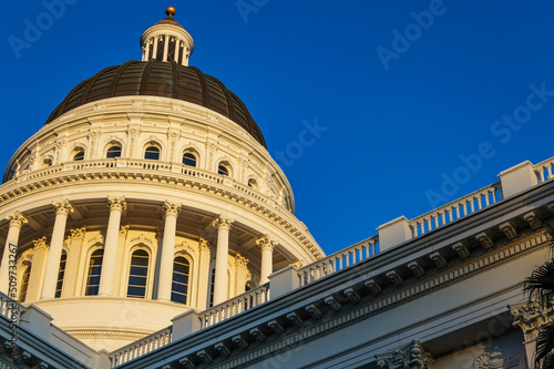 The state capitol building in Sacramento, California
