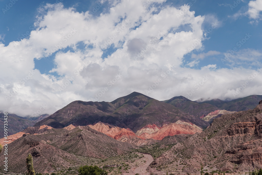 mountains of many colors in Jujuy, Argentina