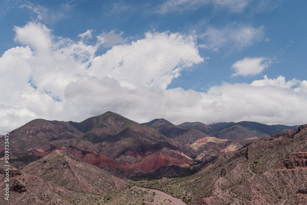 mountains of many colors in Jujuy, Argentina