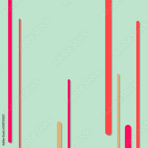Random Color flowing stripe lines illustration © vector_master