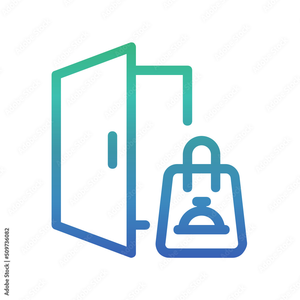 Food delivery , Food Delivery gradient icon. Food delivery , Food Delivery gradient icon.