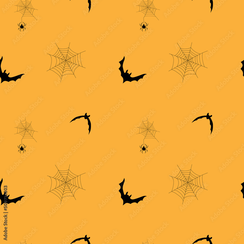 Halloween seamless pattern