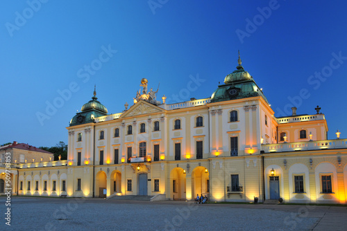 Bialystok - the largest city in northeastern Poland and the capital of the Podlaskie Voivodeship. Branicki Palace, also known as the Polish Versailles.