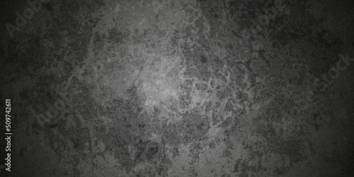 Black stone concrete texture backdrop background anthracite panorama. Panorama dark grey black slate background or texture.
