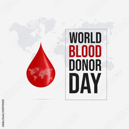 World blood donor day social media post