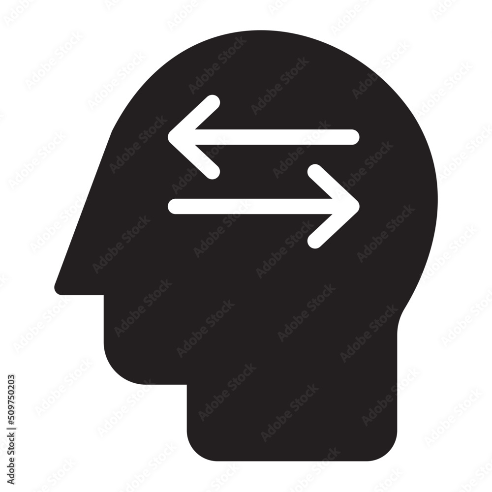 mind glyph icon