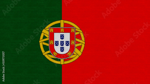 Portugal  cloth flag 4k photo
