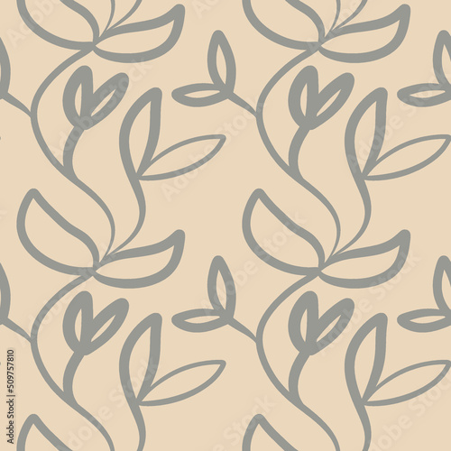 hand drawn scribble doodle elements seamless pattern