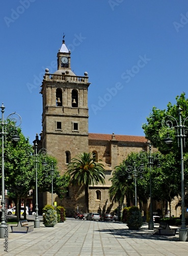 Historic church in Villanueve de la Serena, Extremadura - Spain  photo