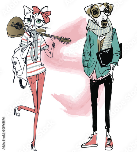 illustration of a person with a gun