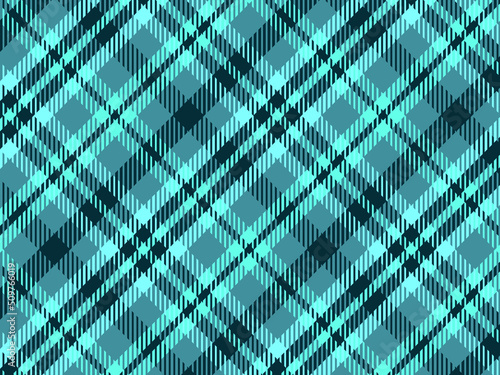 Seamless pattern of Scottish tartan plaid. Repeatable background with check fabric texture. Flat vector backdrop of striped textile print.