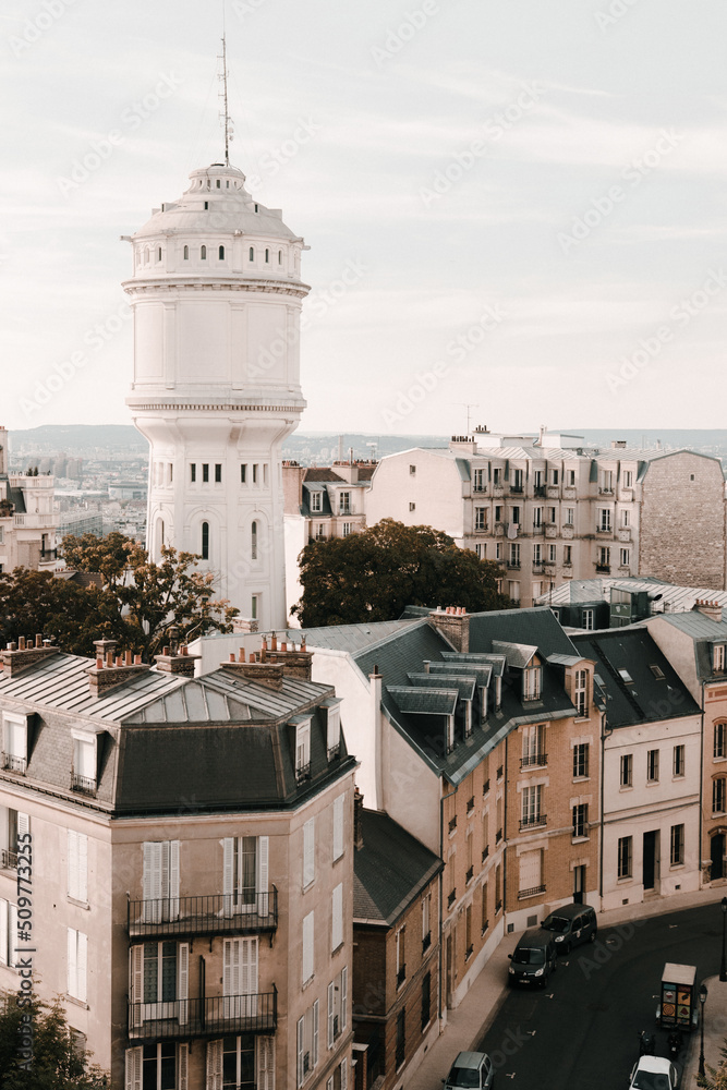 the view from Basilique du Sacré-Coeur de Montmartre 
