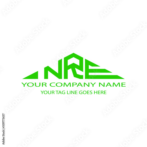 NRE letter logo creative design with vector graphic photo