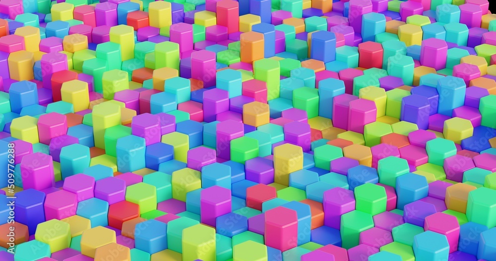colorful background hexagons colorful background hexagons