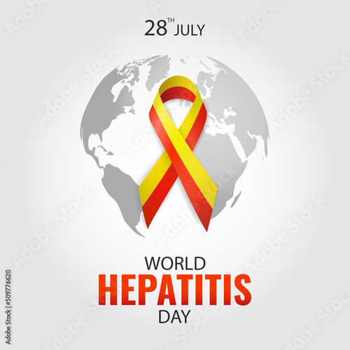 Vector Illustration of World Hepatitis Day
