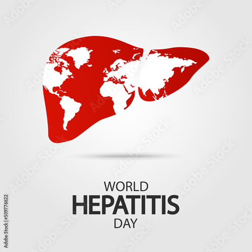 Vector Illustration of World Hepatitis Day
