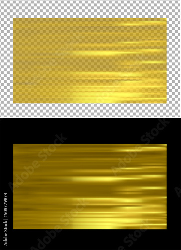 Realistic  vector wavy plastic wrapper