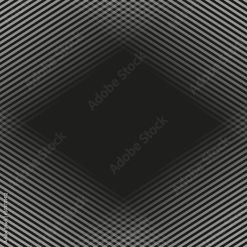 Symmetrical striped background. Light lines on a dark background. Diagonal lines.