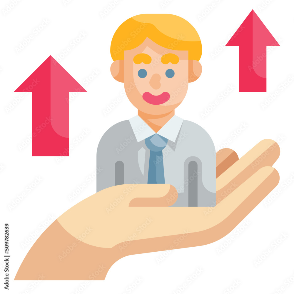 promote flat icon promote flat icon