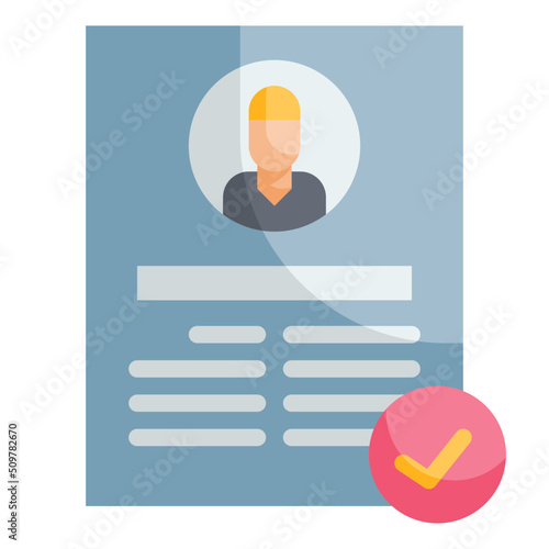 approval flat icon