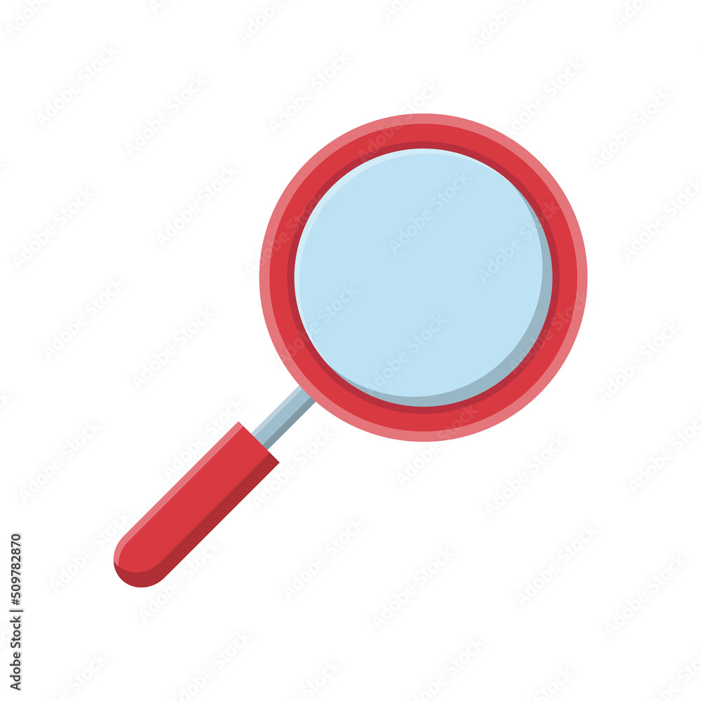 Vector illustration of magnifier. Suitable for social media post, menu design, poster, banner, or video editing needs Vector illustration of magnifier. Suitable for social media post, menu design, poster, banner, or video editing needs