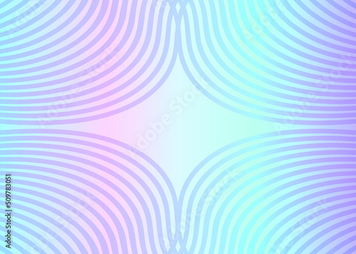 Curved lines creating an abstract geometric background with gradient colors. Vector illustration.