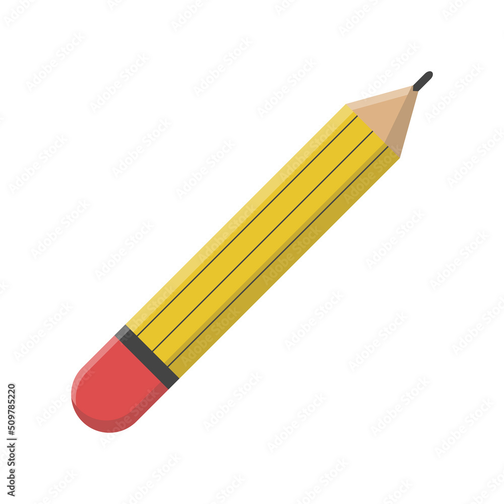 Vector illustration of pencil. Suitable for social media post, educational content, poster, banner, or video editing needs Vector illustration of pencil. Suitable for social media post, educational content, poster, banner, or video editing needs