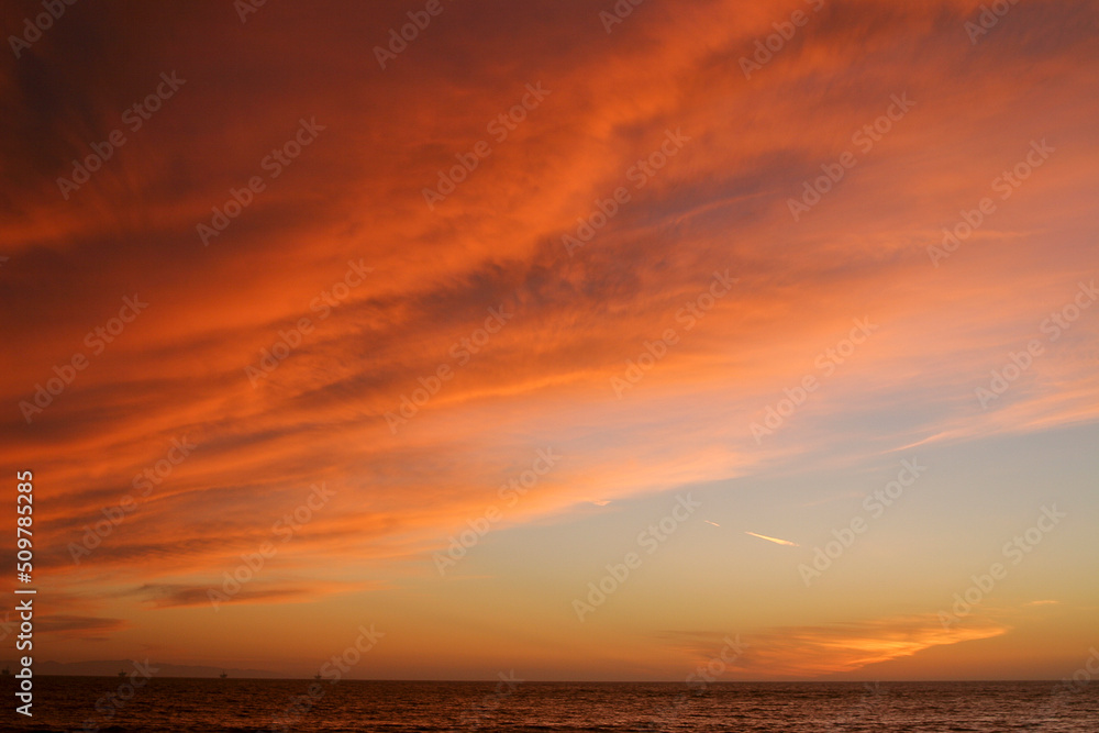 Carpinteria California sunsets after passing storms