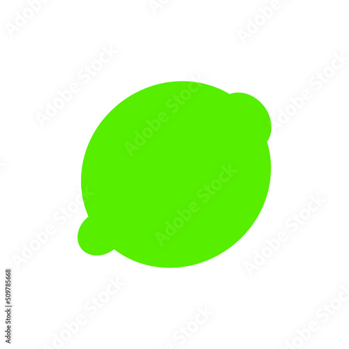 Lime vector icon set. Fruit illustration sign collection. vitamins symbol. veganism logo.
