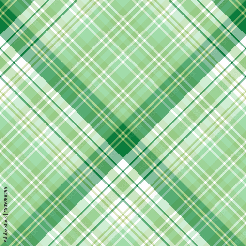 Seamless pattern in lovely green and white colors for plaid, fabric, textile, clothes, tablecloth and other things. Vector image. 2 Seamless pattern in lovely green and white colors for plaid, fabric, textile, clothes, tablecloth and other things. Vector image. 2