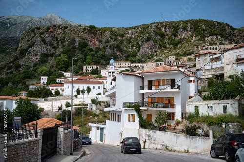 Albanian mountain village Dhërmi (Albania)