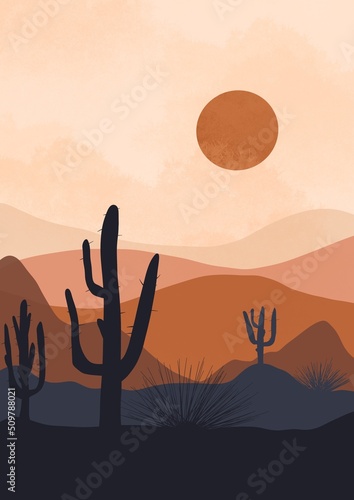 Desert illustration 