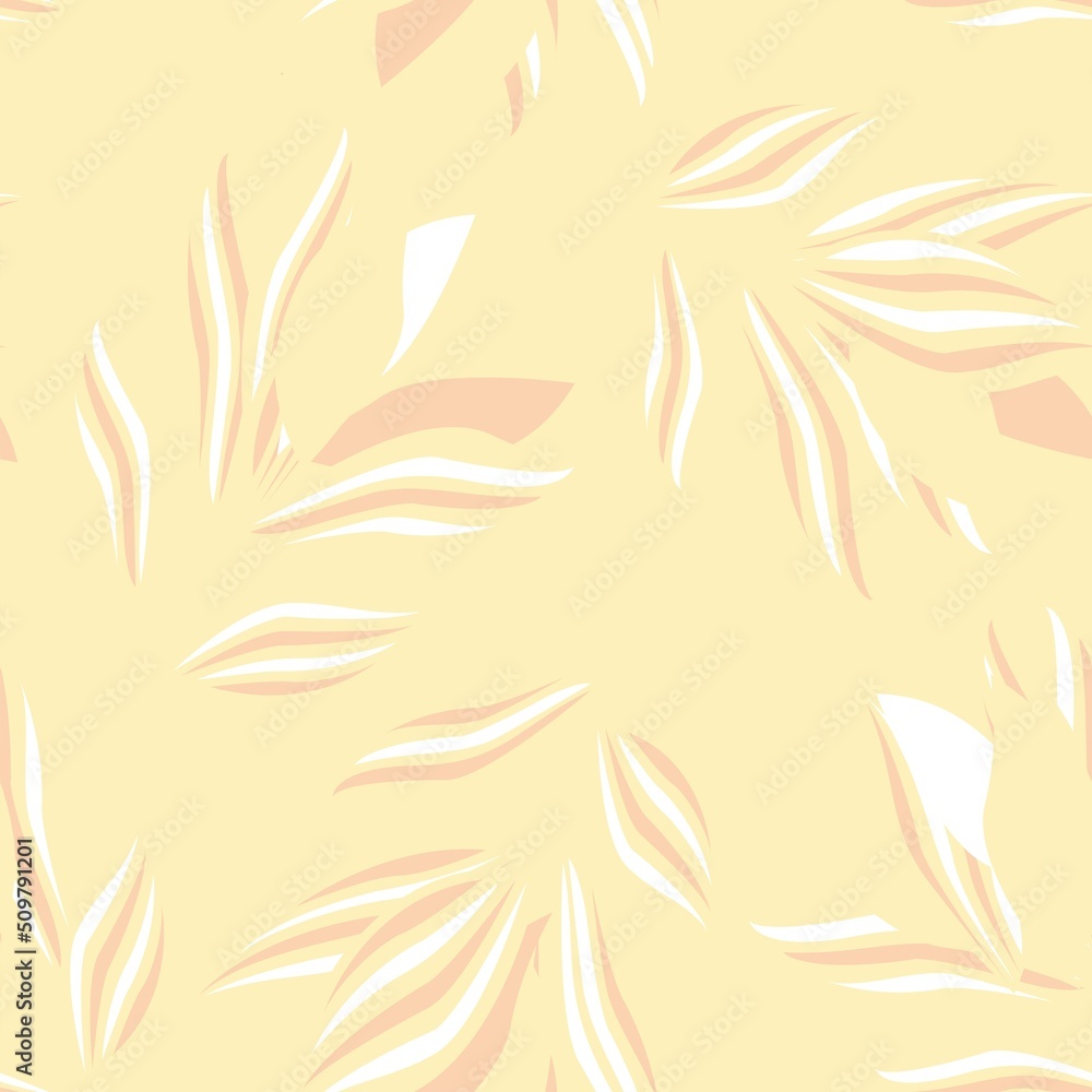 Floral Brush strokes Seamless Pattern Design