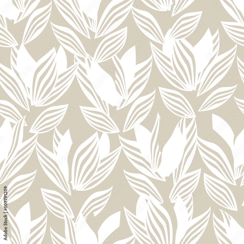 Floral Brush strokes Seamless Pattern Design Floral Brush strokes Seamless Pattern Design